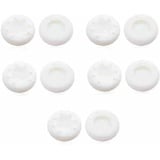 5 Pair / 10 Pcs Ersatz Silicone Thumb Grip Stick Analog Joystick Grip Caps Cover Aufsätze Schutzkappen Kappen Dualshock Thumbsticks für PlayStation PS4 PS3 Xbox One Nintendo Wii U Game Controller Weiß