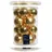 Christmas Decorations 16 Christbaumkugeln Glas 8cm Gold