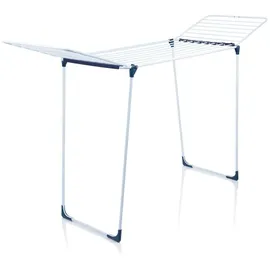 BigDean Wäscheständer 20 m blau/weiß