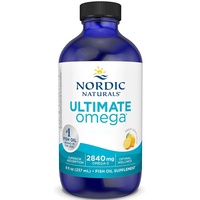 Nordic Naturals, Ultimate Omega, 2840mg Omega-3, Fischöl mit EPA und DHA, Zitronengeschmack, 237ml, Laborgeprüft, Sojafrei, Glutenfrei, Ohne Gentechnik