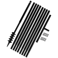 vidaXL Hand-Erdbohrer 80 mm