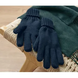 Tchibo - Strickhandschuhe - Herren - Gr. 10 - dunkelblau