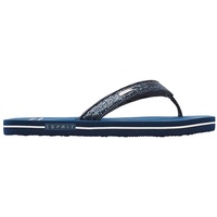 ESPRIT Damen Glitter Thongs Pantoletten, Blau (Navy) - 37 EU