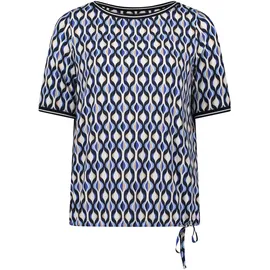 Betty Barclay Casual-Shirt Blau/Weiß 40