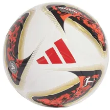 adidas Bundesliga 26/27 Torfabrik League J350 Ball Kinder Outdoor-Fußball, weiß