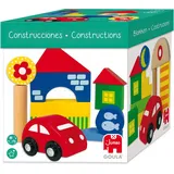 JUMBO Spiele Holzbausteine-Set 26 Spielsteine