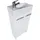 paplinskimoebel - Waschbecken mit Unterschrank 40cm Breit Malibu, Badezimmerschrank klein, Waschtisch mit Unterschrank, für Gäste WC, Waschbeckenunterschrank Weiss