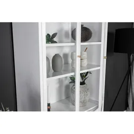 VCM Vitrine 80 x 41 x 190 cm Weiß