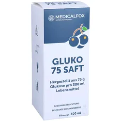 Gluko 75 Saft schwarze Johannisbeere 300 ml