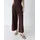 Opus Meeri Breath Relaxed City Pants Dunkelbraun 36 36W