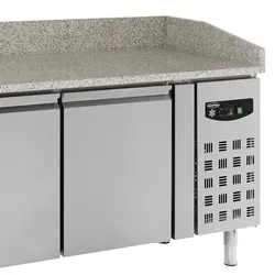 Combisteel Pizzakühltisch mit Granitplatte und 2 Türen