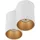 Licht-Erlebnisse Deckenlampe 2x GU10 modern weiß gold