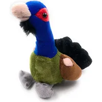 Onwomania Plüschtier Stofftier Kuscheltier Fasan Hühnervogel Auerhahn Höhe 19 cm Mehrfarbig