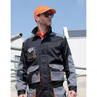 Result Work-Guard Lite Jacket - black;grey;orange - M