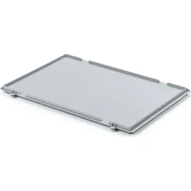 Proregal 10x Scharnierdeckel für Eurobehälter | HxBxT 2,7x30x40cm
