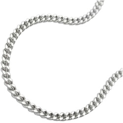 Schmuck Krone Silberkette »Bauchkette Kette Panzerkette aus echtem 925 Silber 90cm für Damen Silberkette«