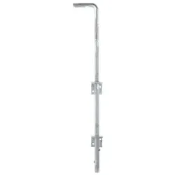Bodenschieber, feuerverzinkt, Gesamthöhe 600 mm, Abstand Bolzen - Tor 40 mm