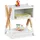 Relaxdays Kinderkommode X-Design 42 x 34 x 30 cm Holz & MDF weiß