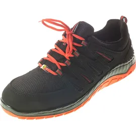 ELTEN Halbschuh MADDOX Low ESD, schwarz-rot, S3, 43