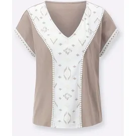 Sieh an! V-Shirt Braun 56