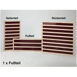 InfraWorld - Infrarot Flächenheizung Einzelelemente Fussteil Fichte 92,5 X 33 Cm