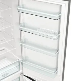 Gorenje  NRK6202EXL4 Kühl-Gefrierkombination (331 l, 2000 mm hoch, Silber)
