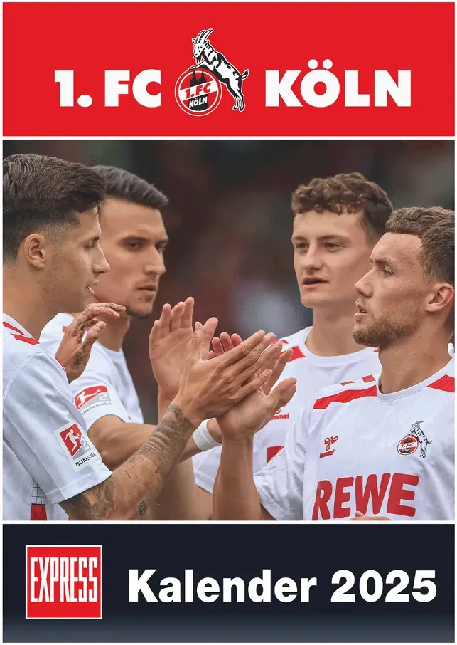 FC Köln 2025 - Wandkalender 2025