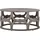 WOMO-DESIGN Asmara Braun Mangoholz 100 x 45 cm