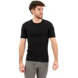 Icebreaker 200 Oasis Merino Kurzarm-baselayer - Black - L