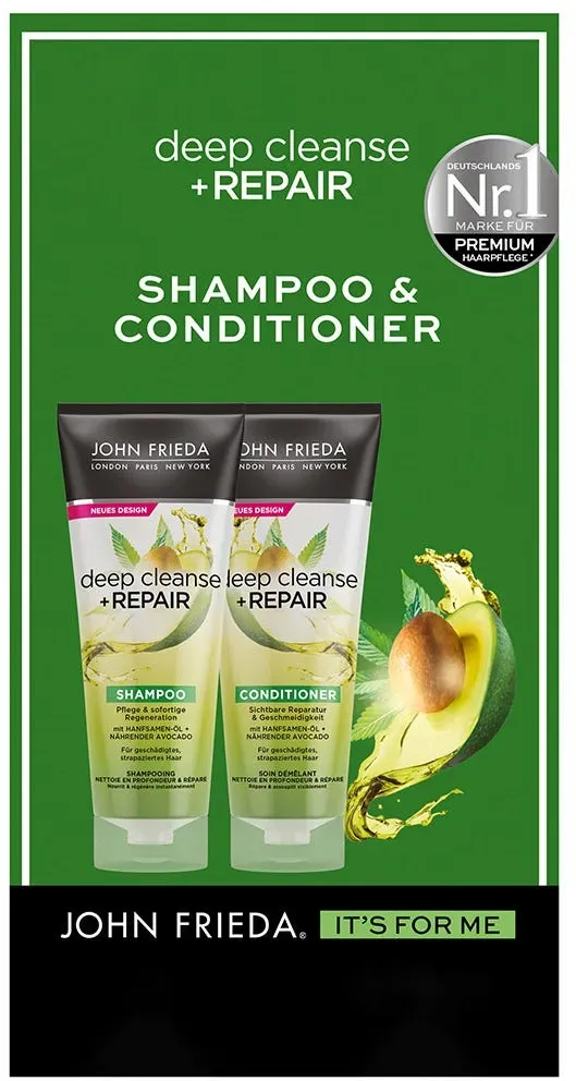 Preisvergleich Produktbild John Frieda Deep Cleanse&Repair Shampoo + Conditio