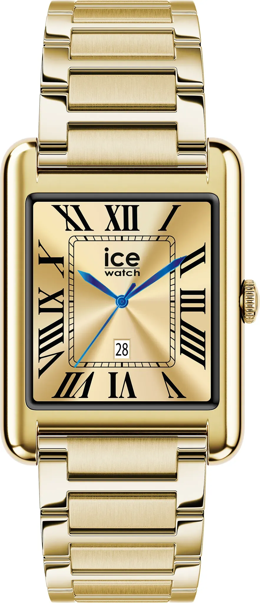 Smartwatch ICE-WATCH, goldfarben, goldfarben, Smartwatches, Damen, Smartwatch, Armbanduhr, Damenuhr, Edelstahlarmband, Bluetooth, digital