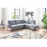 Candy 3C Candy Ecksofa Kairo Multifunktion-Sofa, bequem und viele Komfortfunktionen, L-Form, inklusive Drehsitz-, Armlehnen- und Rückenverstellung blau