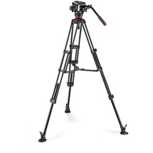 Manfrotto 504X mit Carbonfaser-Doppelrohrstativ MS