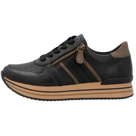 REMONTE Damen D1318 Sneaker, Schwarz, 40 EU