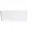 Steinberg Serie 490 Vorwandbadewanne, eckig abgerundet, 1650x800mm, SOLIDSurface, Mattweiß, 4909410W