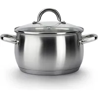 SSW Kitchen Q Profi Plus Kochtopf mit Deckel,Edelstahl ,