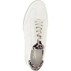 Gabor Sneaker Damen Weite E Beige/Weiß 38,5