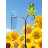Pommerntraum ®| Regenmesser Frosch Ombrometer Meisenknödelhalter Laubfrosch