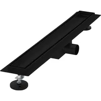 Luxebath Duschrinne 60 cm 2in1, befliesbar, extra flach, Edelstahl,