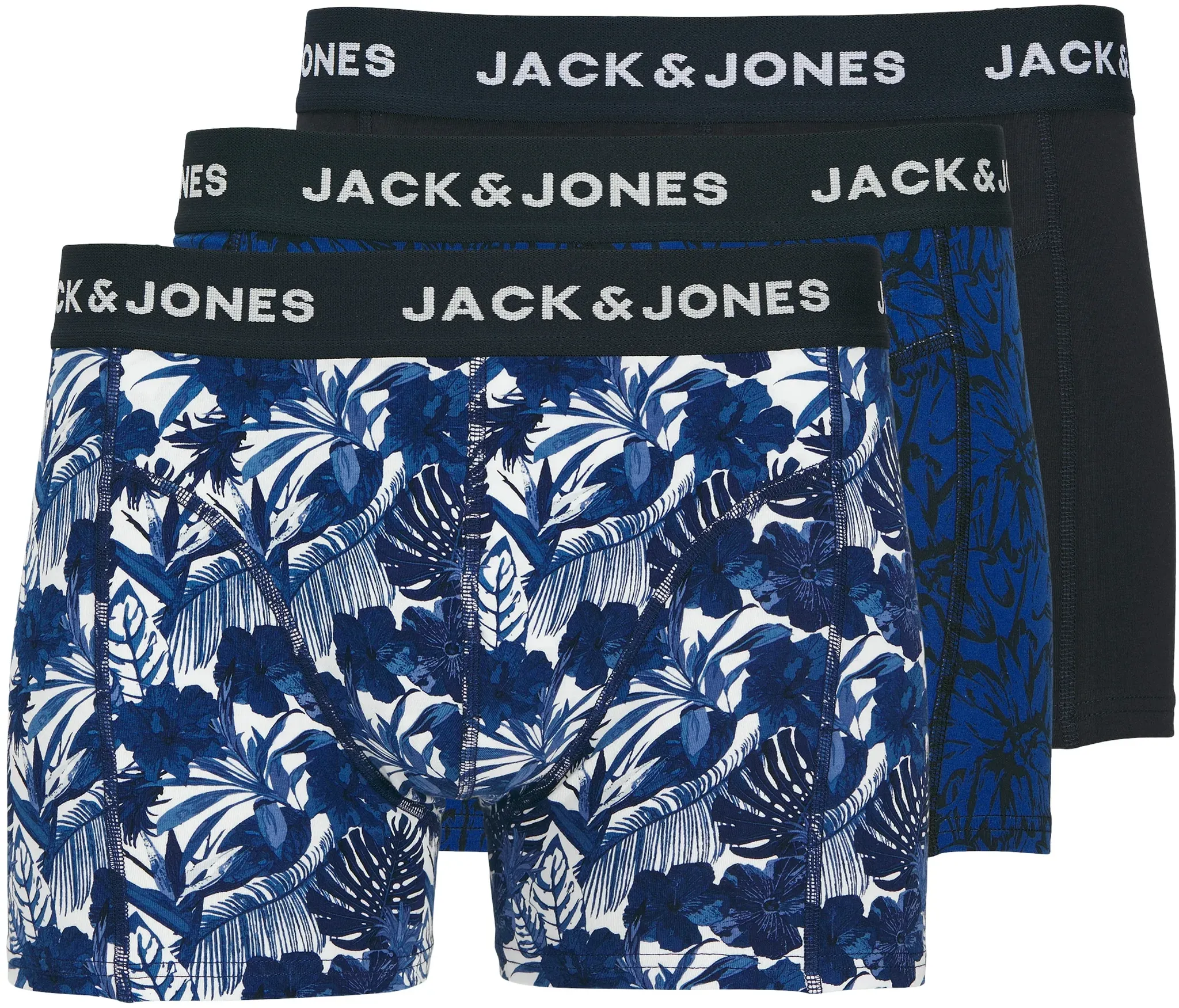 Trunk JACK & JONES "JACDEXTER TRUNKS 3 PACK SN" Gr. XL, blau (sky captain pack:sky captain, sky captain) Herren Unterhosen