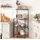 Homcom Küchenregal 60 x 42 x 134,5 cm Rustikal-Braun
