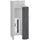 Livetastic Nachtschrank Elos 27 x 60 x 25 cm Grau/Grauweiß