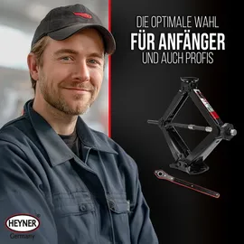 Heyner Wagenheber Stahl 1580 kg schwarz