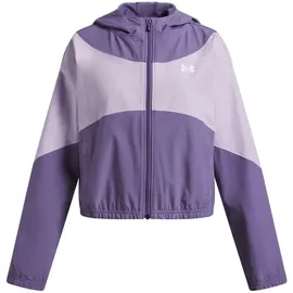 Under Armour Rival Woven Jacke Purple Luxe/Purple Crest/White S