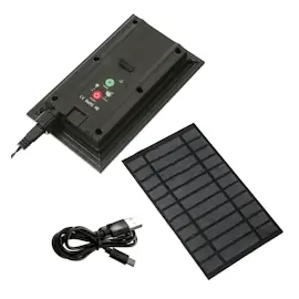 MARELIDA LED Solar Lichterkette warmweiß 16m 8 Modi USB Garten Outdoor Außen