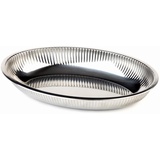 APS 40115 Edelstahlnapf mit Rollrand, 31 x 21 x 4.5 cm