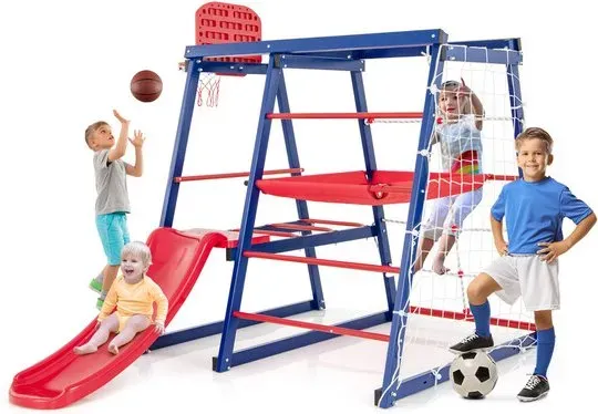 7-in-1 Kletter-Kinder-Spielzeug aus Metall, geeignet für 3-7 Jahre
