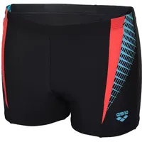 Arena Herren Threefold Short Swim Trunks, Black-black-anguria, 8 EU