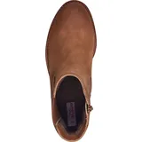 s.Oliver Damen Chelsea Boots Elegant Vegan, Braun (Cognac), 37 EU, - 37 EU