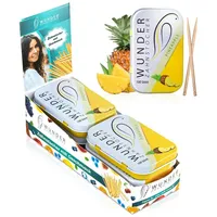 Perfekto24 Wunder Zahnstocher Display (6er Pack) Ananas